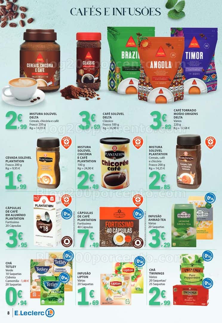 Antevisão Folheto E-LECLERC Especial Pequeno Almoço Promoções de 21 abril a 3 maio